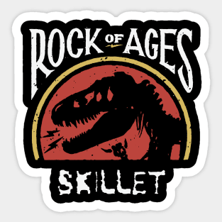 skillet  rock of ages Sticker